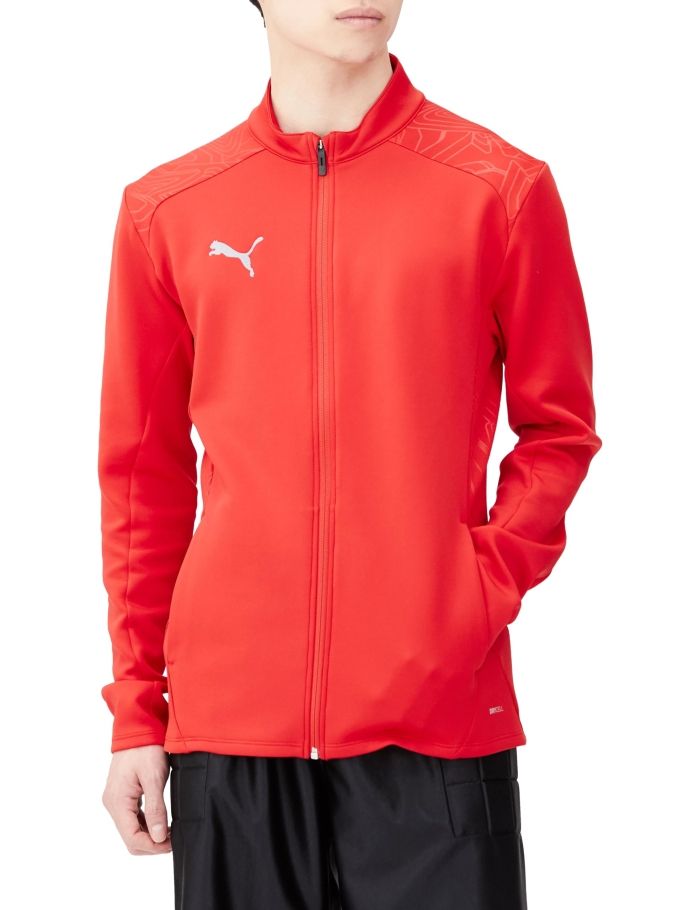 【新品・2営業日で発送】PUMA プーマ TEAMFINAL_トレーニング_ジャケ (659125) 色 : PUMA_RED サイズ : XXL 