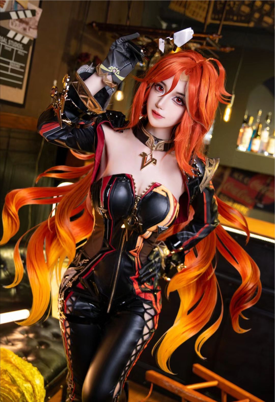 原神 ナタ 炎神 マーヴィカ コスプレ衣装 大人用 ハロウィン 祝日贈り物 ゲーム Genshin Impact Cosplay 豪華版