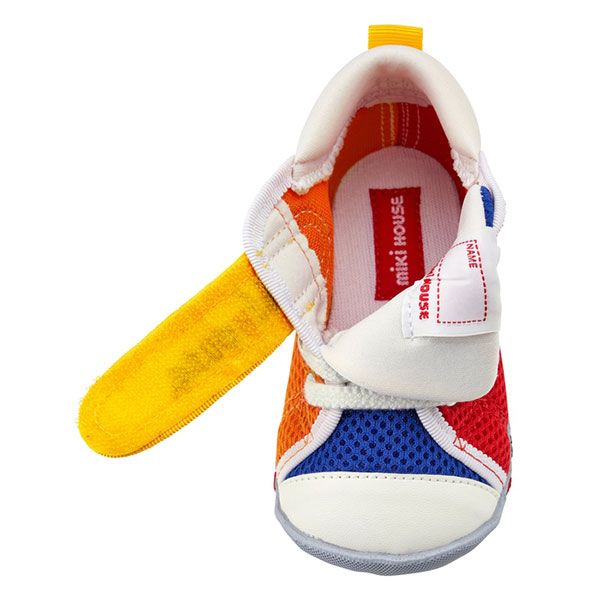 ミキハウスmikihouse ダブルラッセル ファースト ベビーシューズ 速乾 サマーシューズ 13.5cm マルチ 87