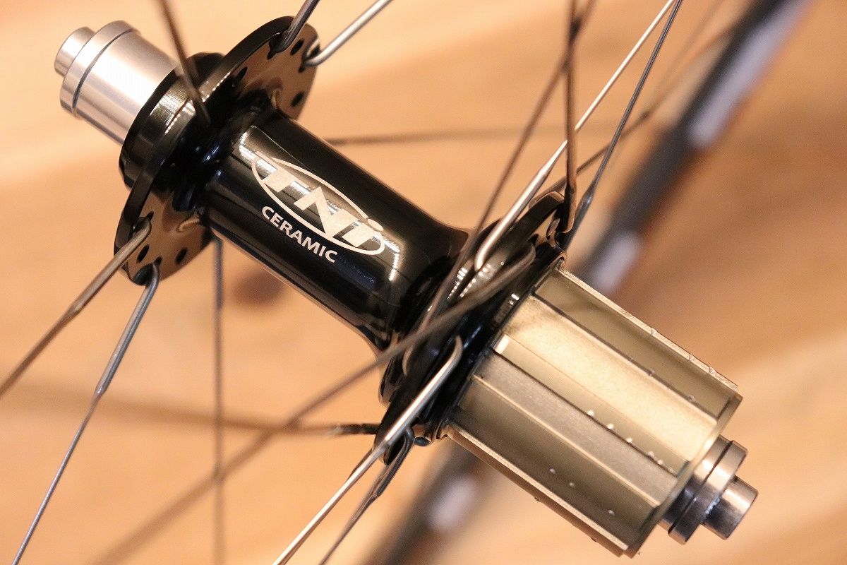 TNI 手組み カーボン チューブラー ホイールセット シマノ 11S