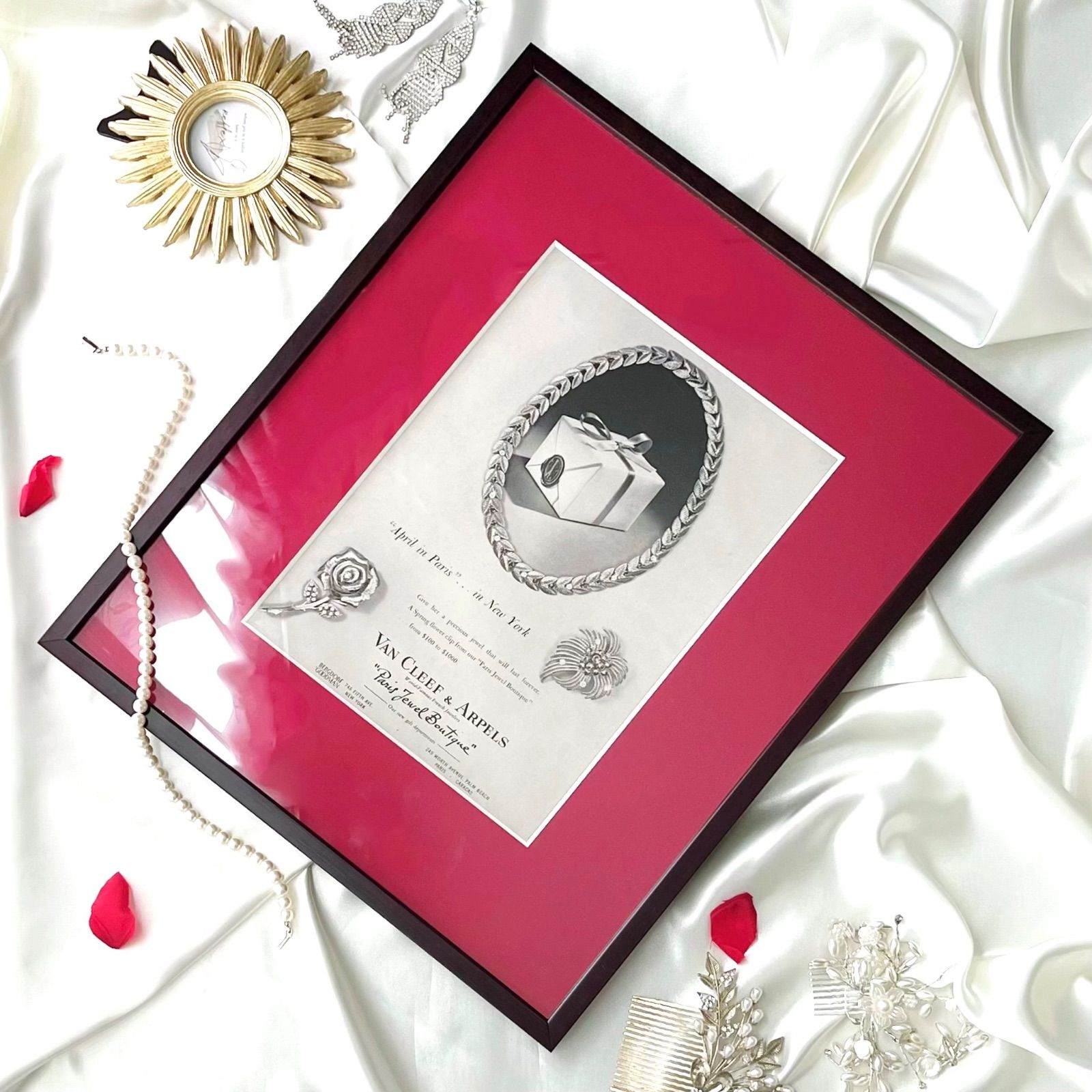 1980's ヴィンテージポスター(Van Cleef&Arpels) 1980's ヴィンテージポスター(Van Cleef&Arpels) - メルカリ