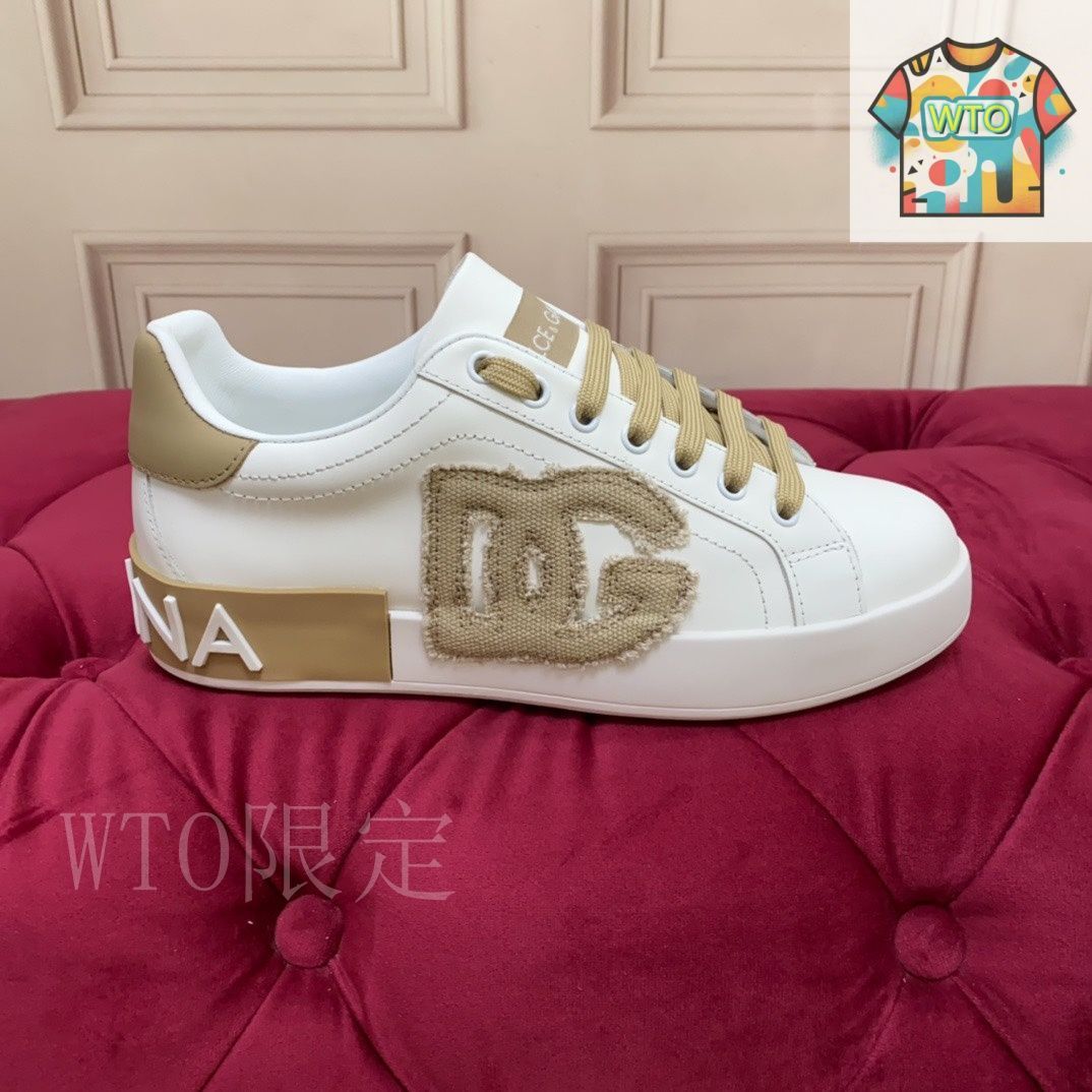 春夏 DOLCE&GABBANA キャンバスxレザー ロゴ型押し サマーシューズ 春夏 DOLCE&GABBANA キャンバスxレザー ロゴ型押し サマーシューズ