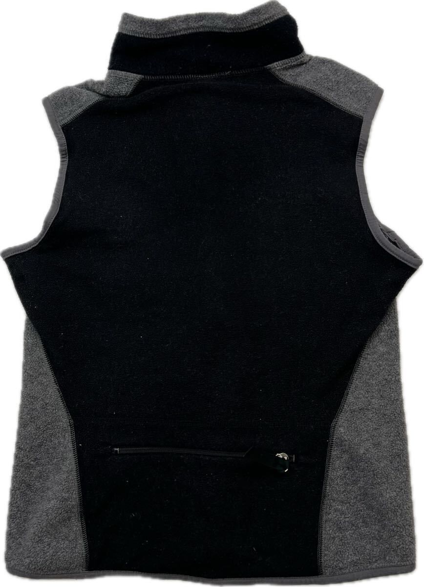 patagonia パタゴニア グレー フリース ベスト レディース S 秋冬 登山 アウトドア アメカジ キャンプ 古着 ED293