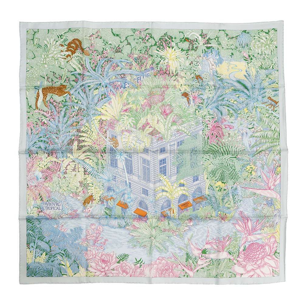 エルメス カレ フォーブル トロピカル Faubourg Tropical HERMES シルク 2021春夏
