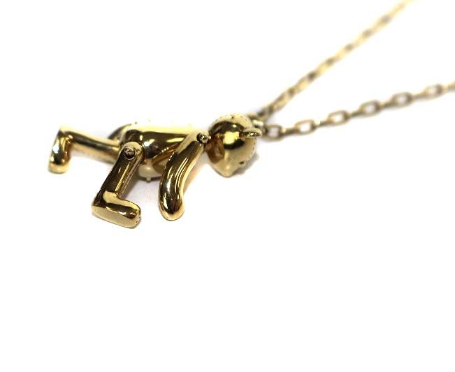 【関税込み】Ambush ゴールド Teddy Bear チャームネックレス AMBUSH Teddy Bear Charm Necklace | Gold | FARFETCH