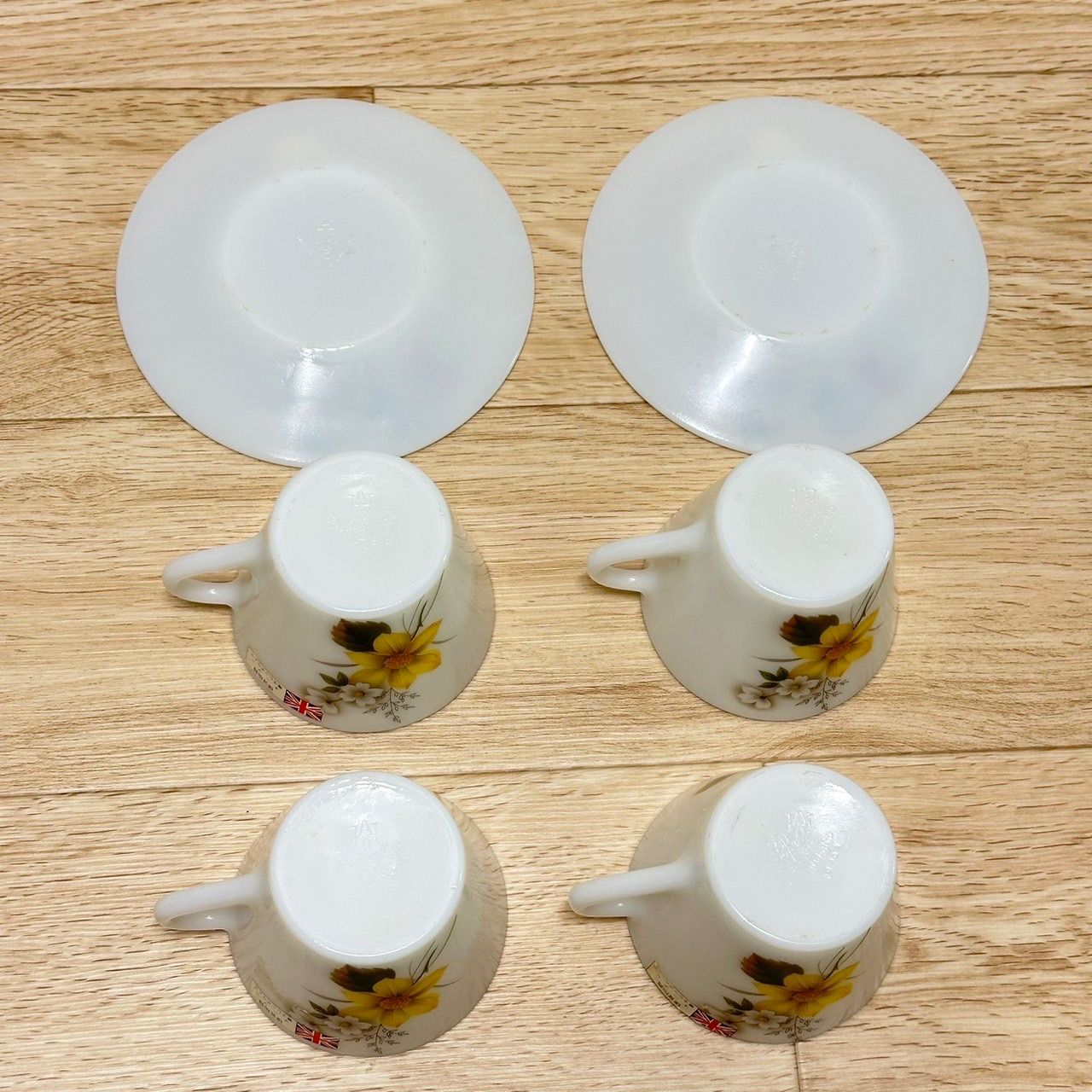 JAJ パイレックス PYREX 2客セット カップ & ソーサー イギリス