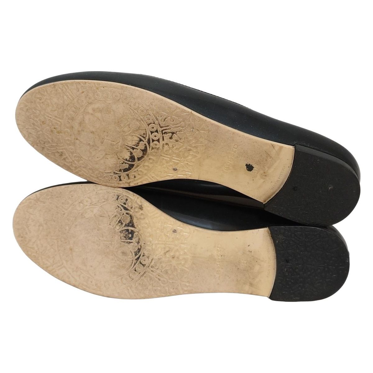 【美品】レペット　バレエシューズ　38　ダークブラウン repetto(レペット) フラットシューズ 38 レディース - 黒×ダーク