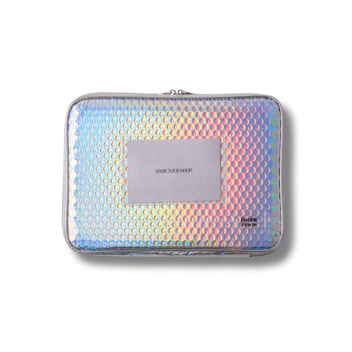 BUBBLE FRAME METAL ZIP CASE オーロラ