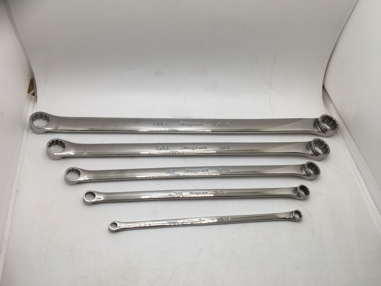 Snap-on|スナップオン インチ ロングメガネレンチ XDH 5本セット 1|4～13|16 IT08RAOB4OWG エコツール知立店 M01