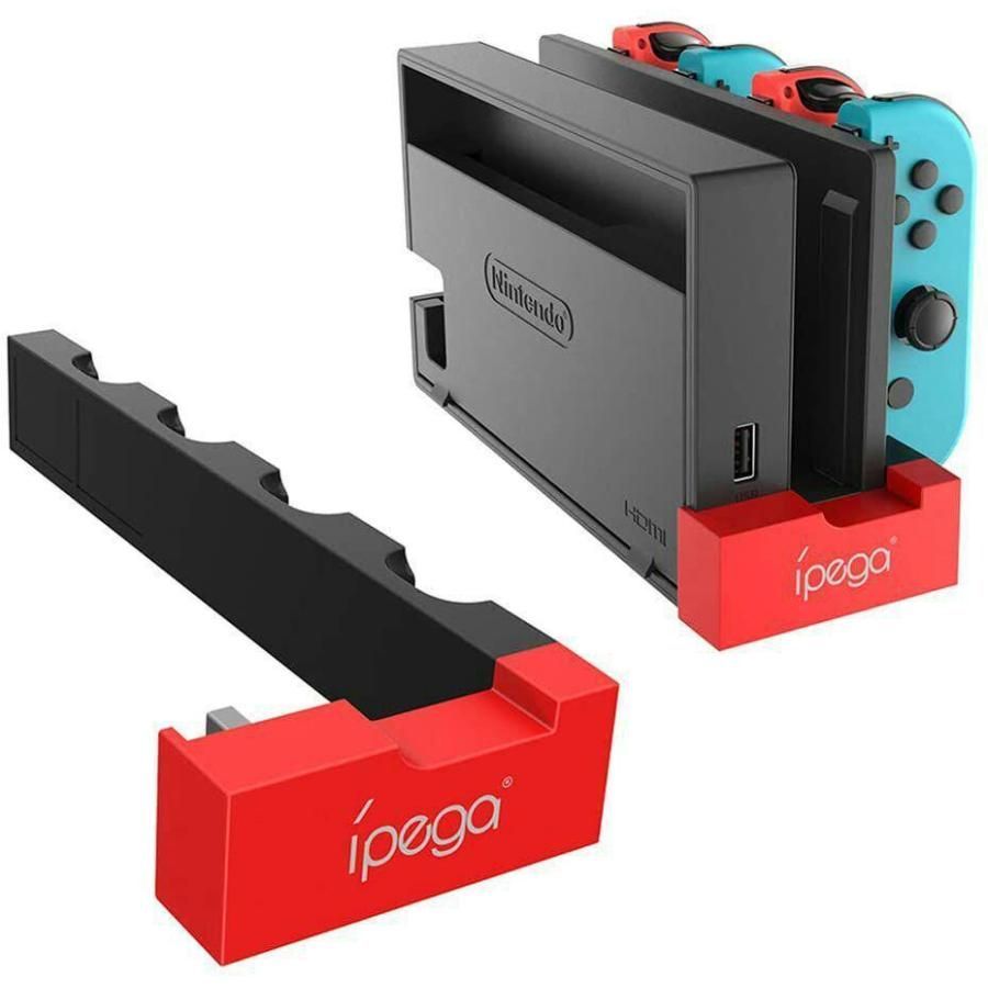 Switch & Switch 有機ELモデル 兼用　 ジョイコン用 充電スタンド 2023 Joy-Con コントローラー充電 収納 一体型 4台同時充電可能 ジョイコン 急速充電器 ニンテンドー スイッチ 充電ホルダー チャージャー