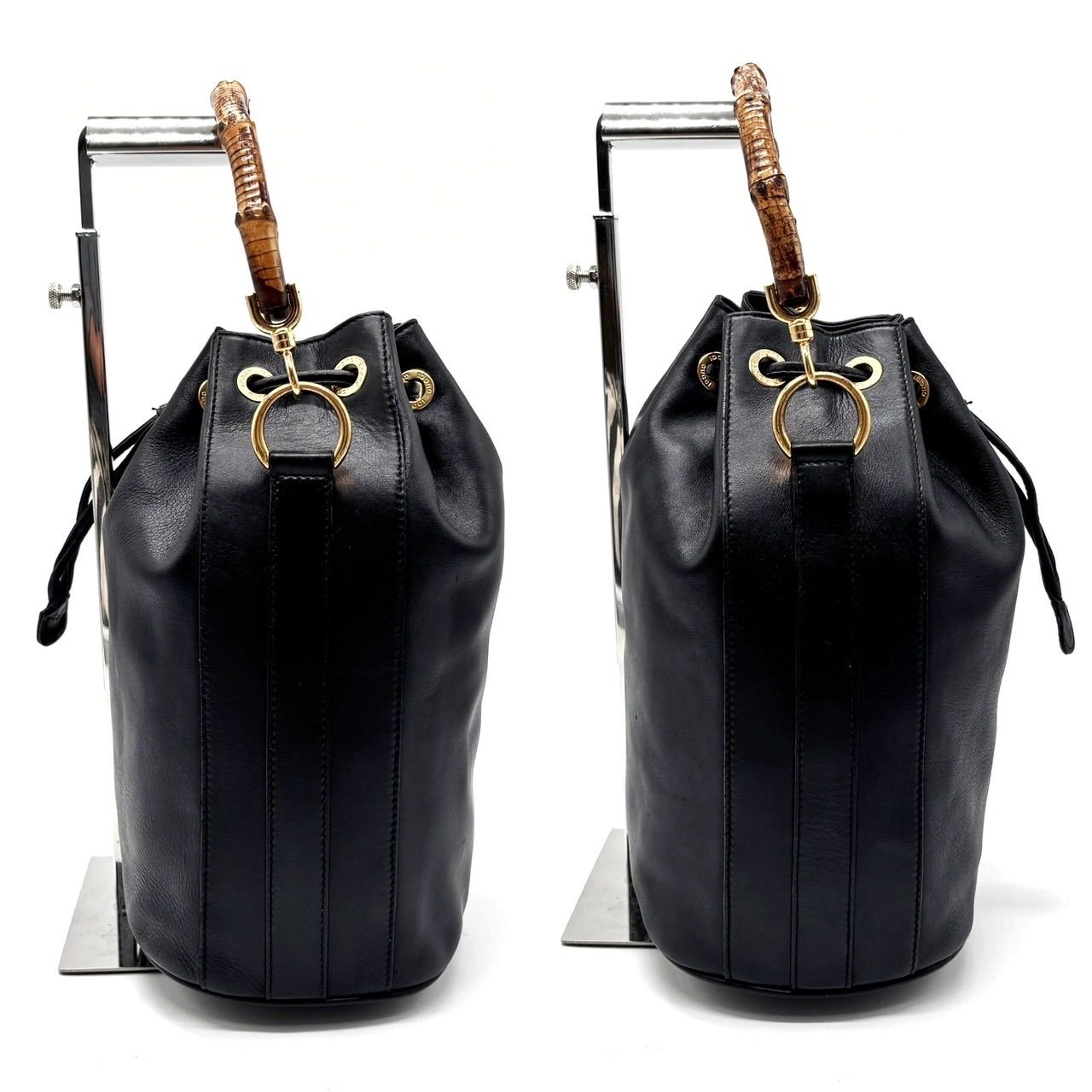 良品】 OLD GUCCI オールドグッチ トートバッグ ハンドバッグ 巾着 