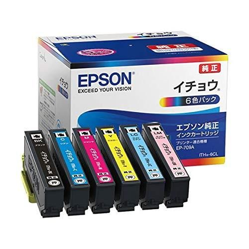 エプソン インクカートリッジ イチョウ6色パック ITH-6CL 1箱(6