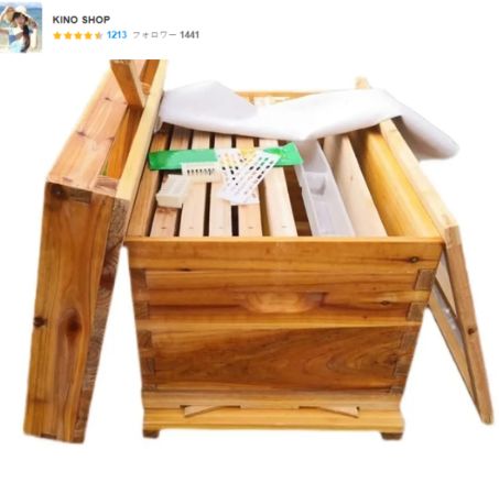 巣箱 養蜂箱養蜂器具蜂蜜蜂の巣箱 ミツバチ セット蜜蜂巣箱7| 10フレーム 蜜蜂の巣箱と道具 蜂蜜キーパー みつばち巣箱 耐久性のあります