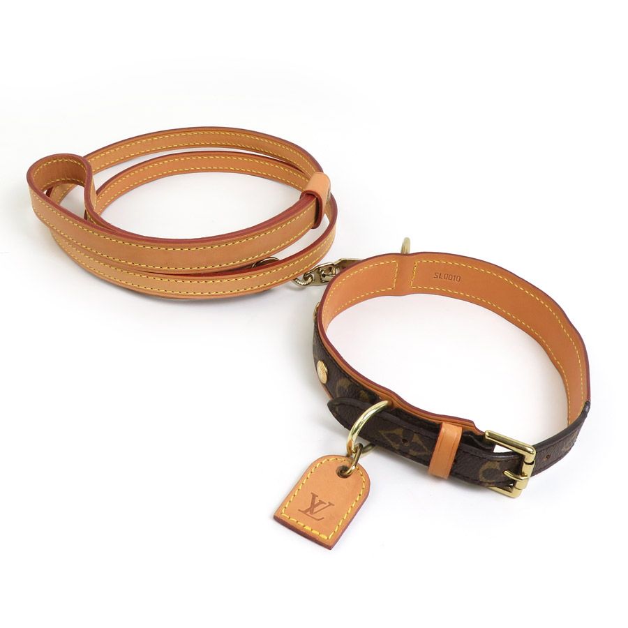 Louis Vuitton レザー首輪 ドックカラーMM マルチカラー Louis Vuitton