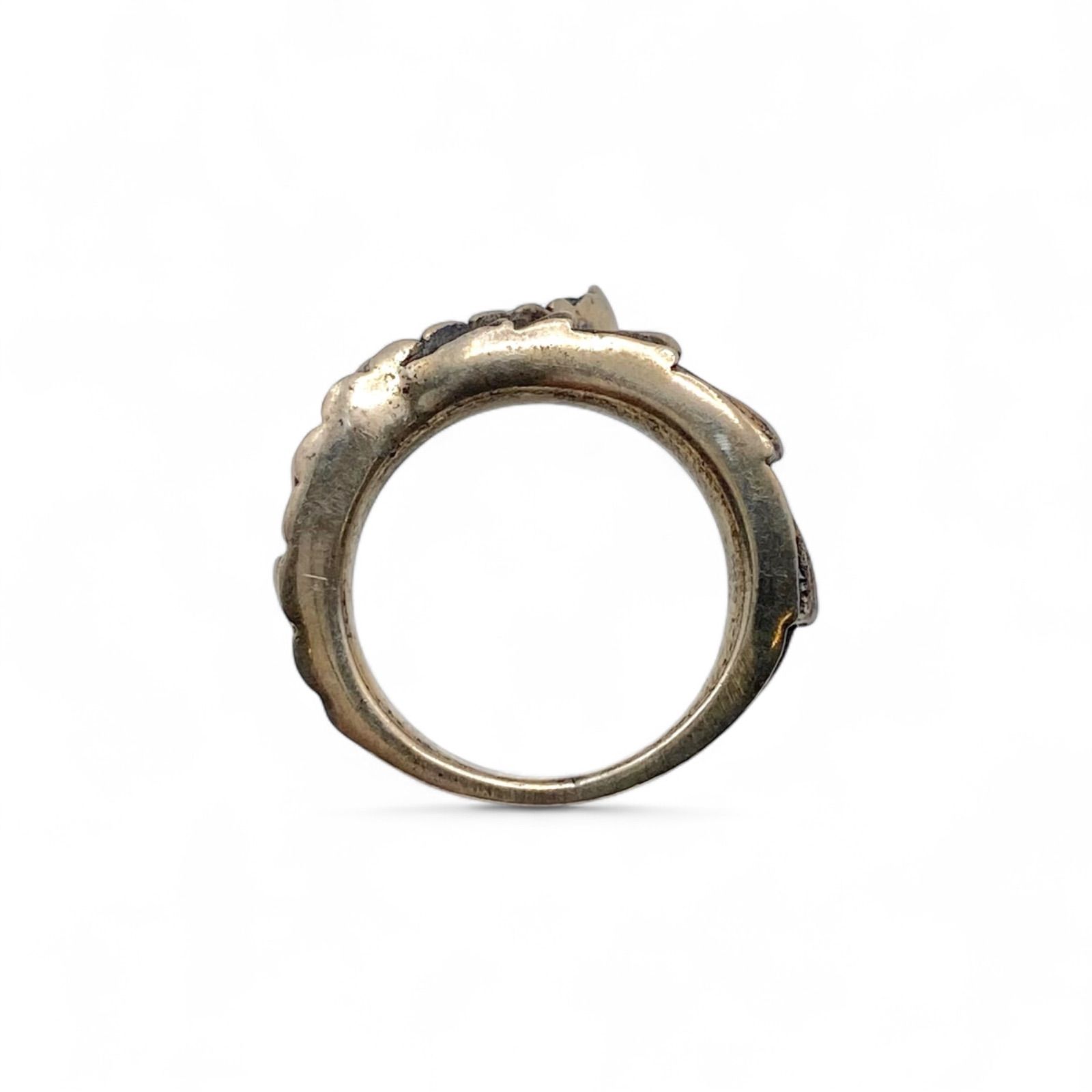 抜群の迫力】リザード Silver 925 刻印 90s Vintage Ring シルバー