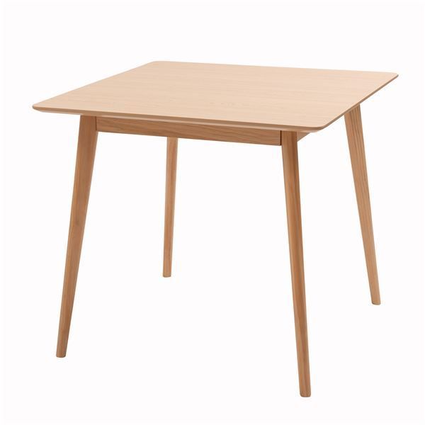 スクエアテーブル 約W80×D80×H72cm ナチュラル 組立品
