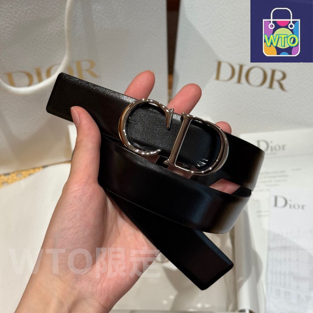 今日特価】Dior ディオール ダブルフェイスベルト-1 - メルカリ