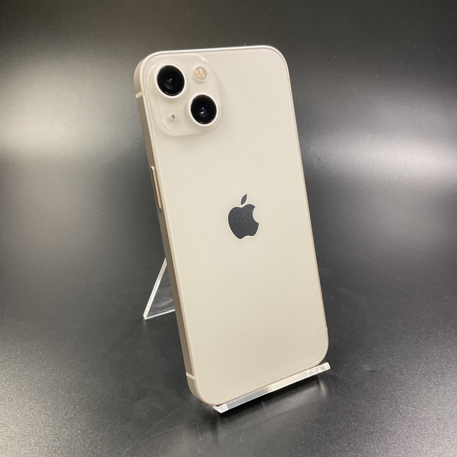 【全額返金保証】【最速発送】Apple iPhone 13 256GB スターライト docomo 73% 動作確認済