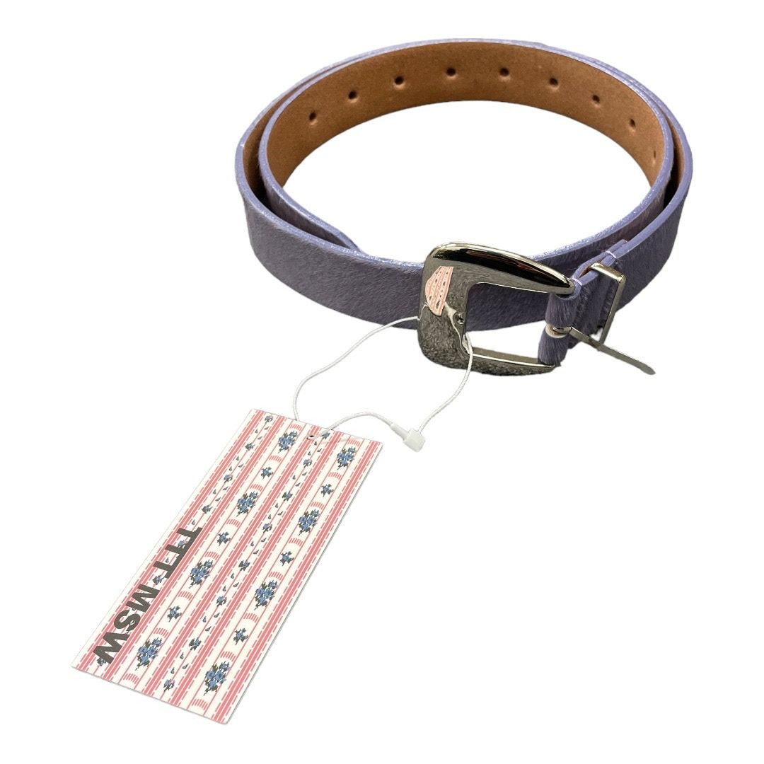 TTT_MSW 22SS Leather Belt レザー ベルト パープル - メルカリ