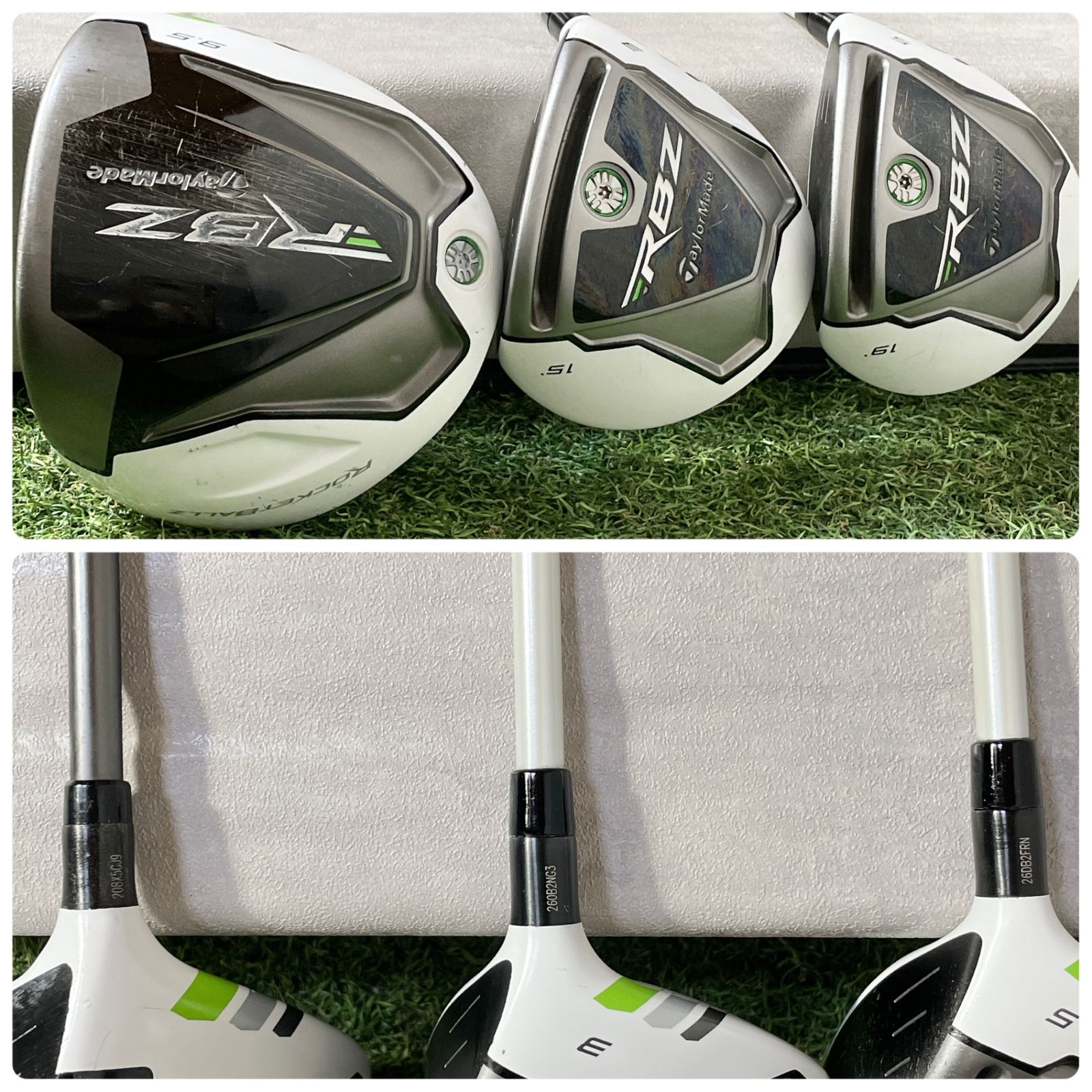 Taylormade テーラーメイド RBZ ゴルフ フルセット11本　中古 テーラーメイド rbz brackドライバー 中古 テーラーメイド ＲＢＺ