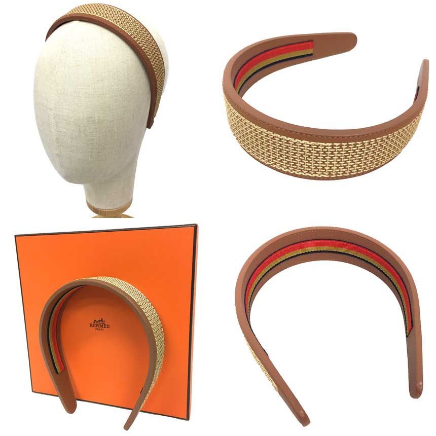 未使用　エルメス　カチューシャ　エリザベス　ヘアアクセサリー　aq10658 未使用 HERMES エルメス カチューシャ エリザベス Elizabeth