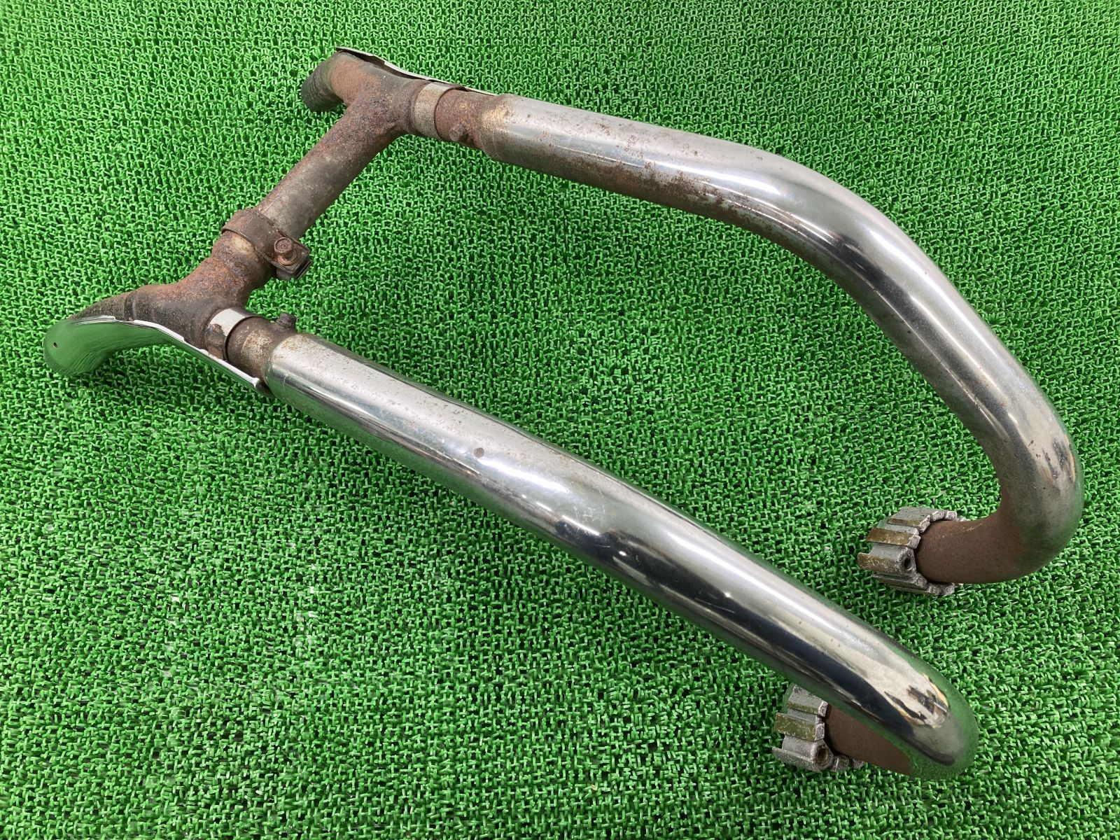 V-MAX エキパイマフラー 前側 1FK ヤマハ 純正 中古 バイク 部品 