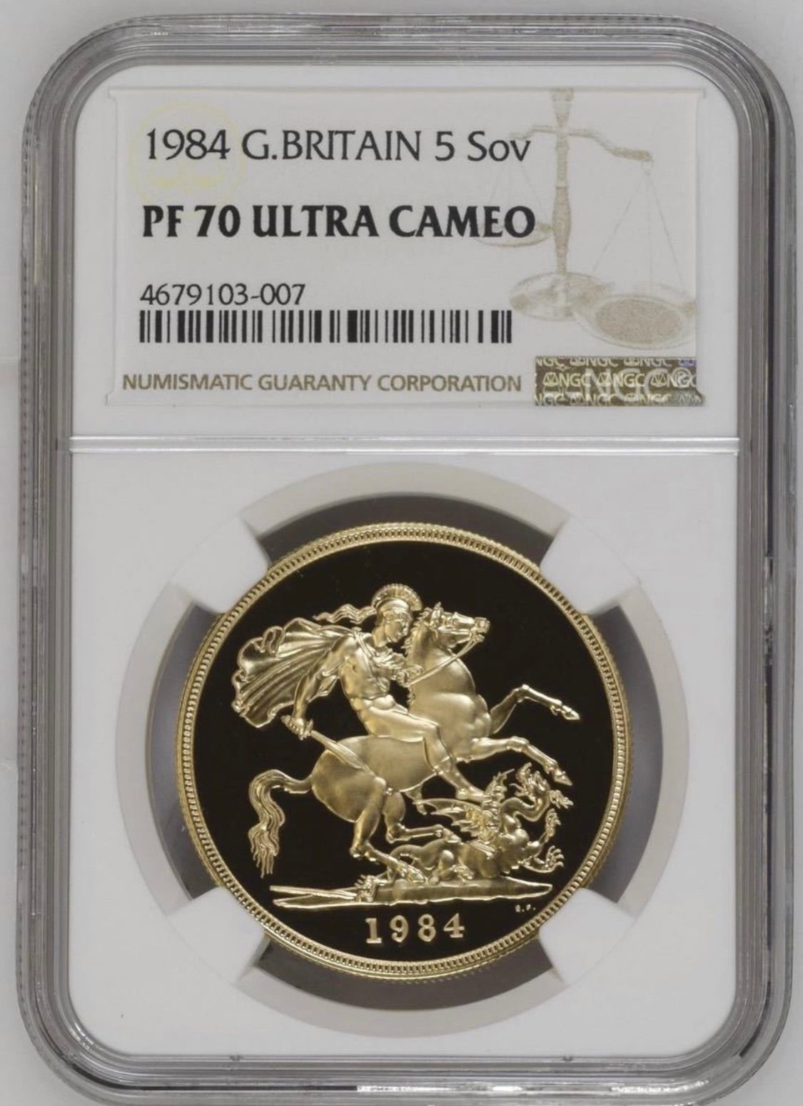 イギリス 金貨 1984 NGC PF70ULTRA CAMEOヤングエリザベス - メルカリ