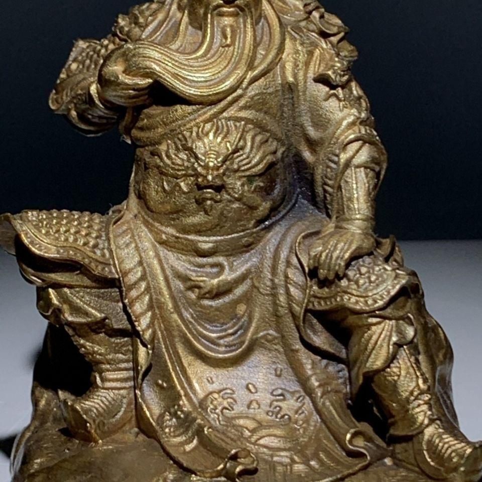 銅器 銅像 武財神 関羽 関二爺仏像 置物 開運 風水 招財 工芸品 関二爺 武財神 銅像 工芸品美術品 置物 銅器 銅像 武財神 関羽