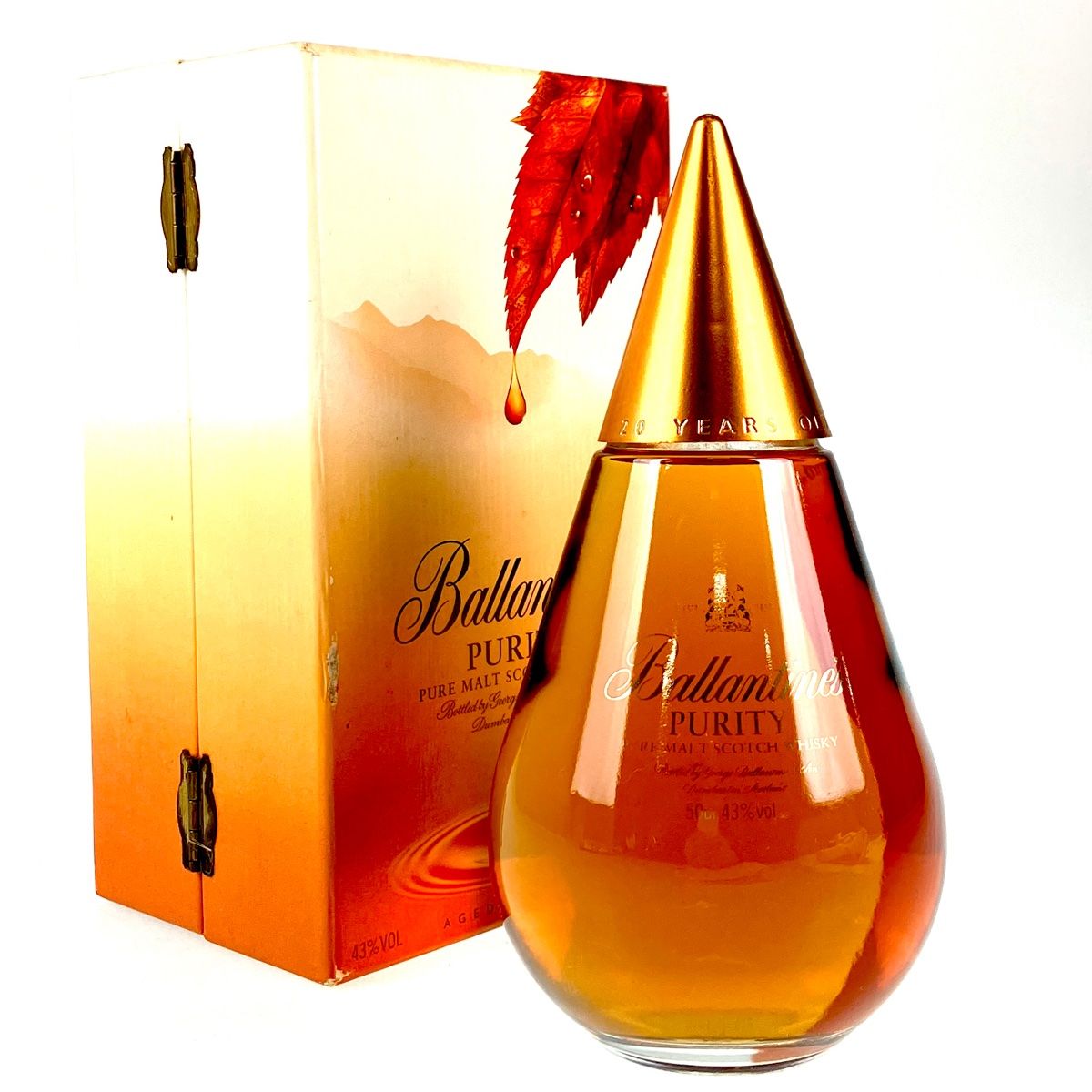 バランタイン ピュリティ 20年 500ml 43% Ballantine´s PURITY ピュアモルト スコッチウイスキー 未開栓 古酒  箱・冊子付き/B33300