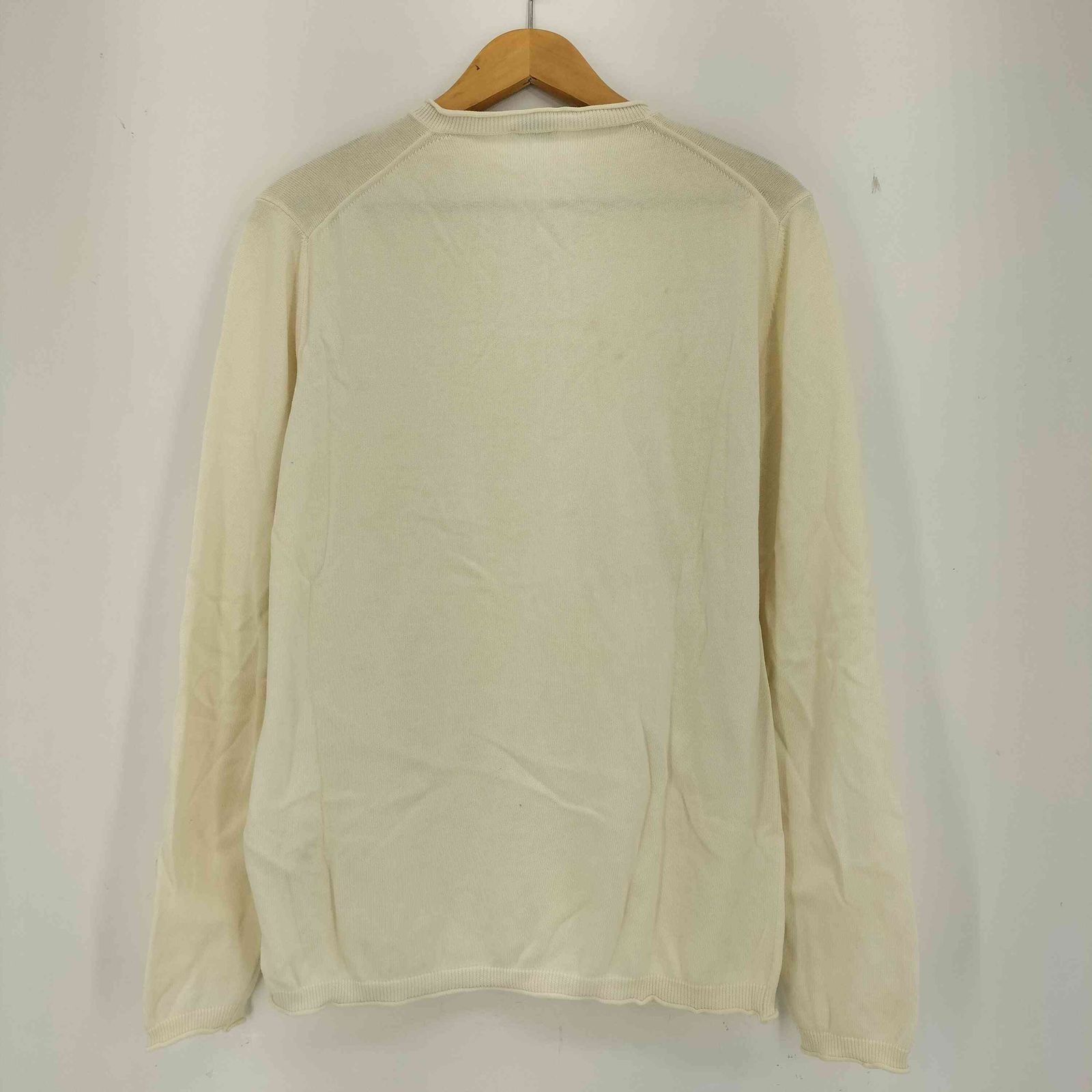 ジルサンダー JIL SANDER Vネック コットンニット メンズ 48 - メルカリ