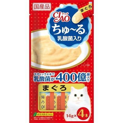 いなば CIAO ちゅーる 乳酸菌入り まぐろ 14g×4本入り 1ケース48袋