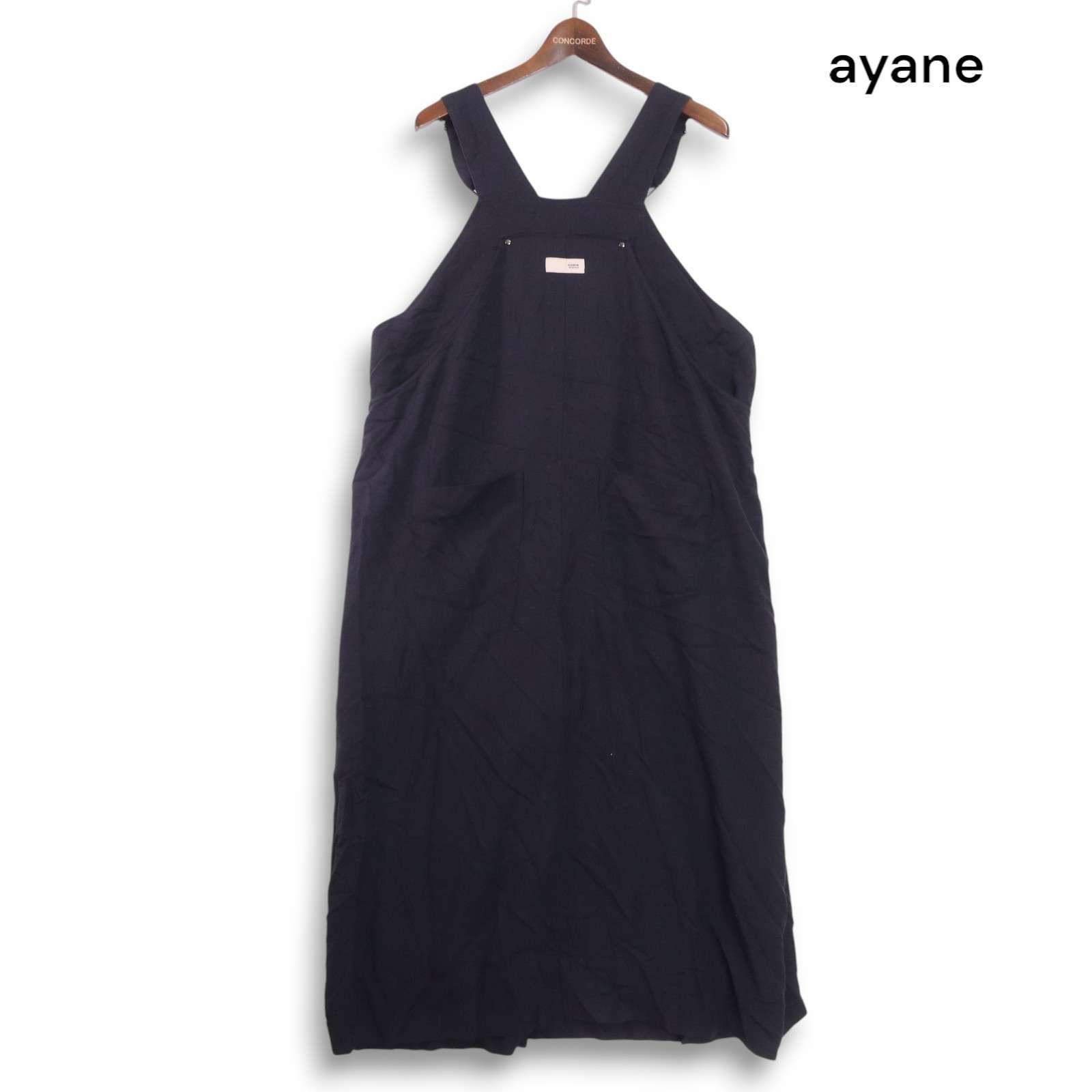 ayane アヤン 春夏☆ 麻 リネン レーヨン ジャンパースカート 