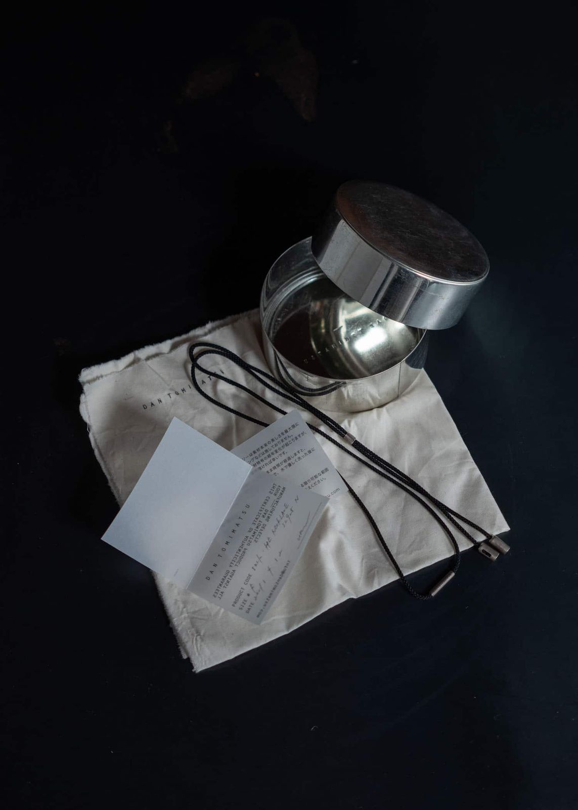 DAN TOMIMATSU SILK ROPE NECKLACE [SILVER - メルカリ