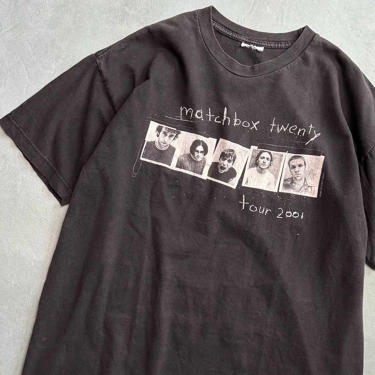 01s matchbox twenty 両面 ツアー バンドTシャツ 黒 古着 - メルカリ