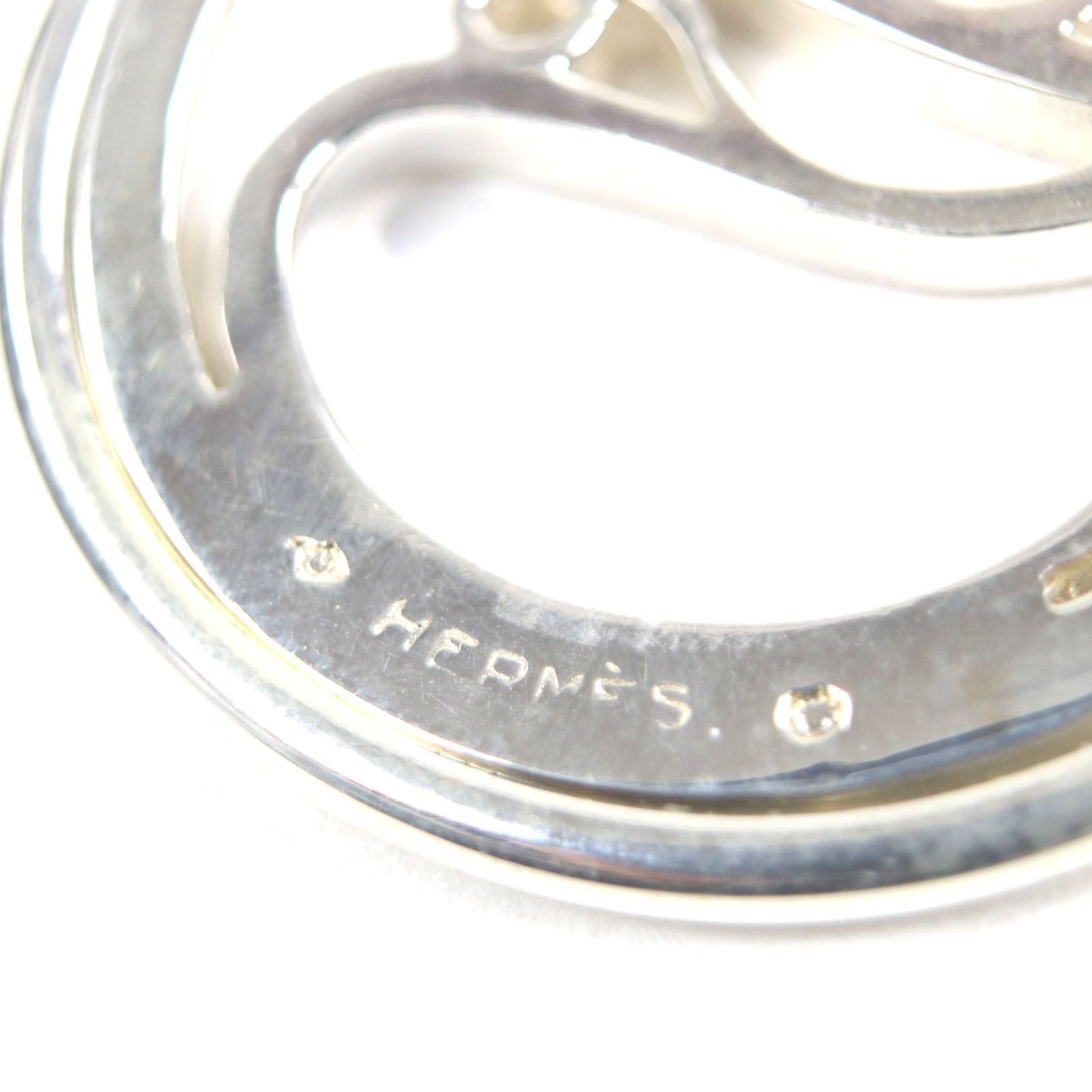 エルメス ヴィンテージ シュバル 馬 チャーム キーホルダー メタル