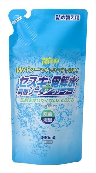 まとめ買い-30点セット セスキ炭酸ソーダ＋電解水クリーナー 詰替 ３６０ＭＬ リアルメイト