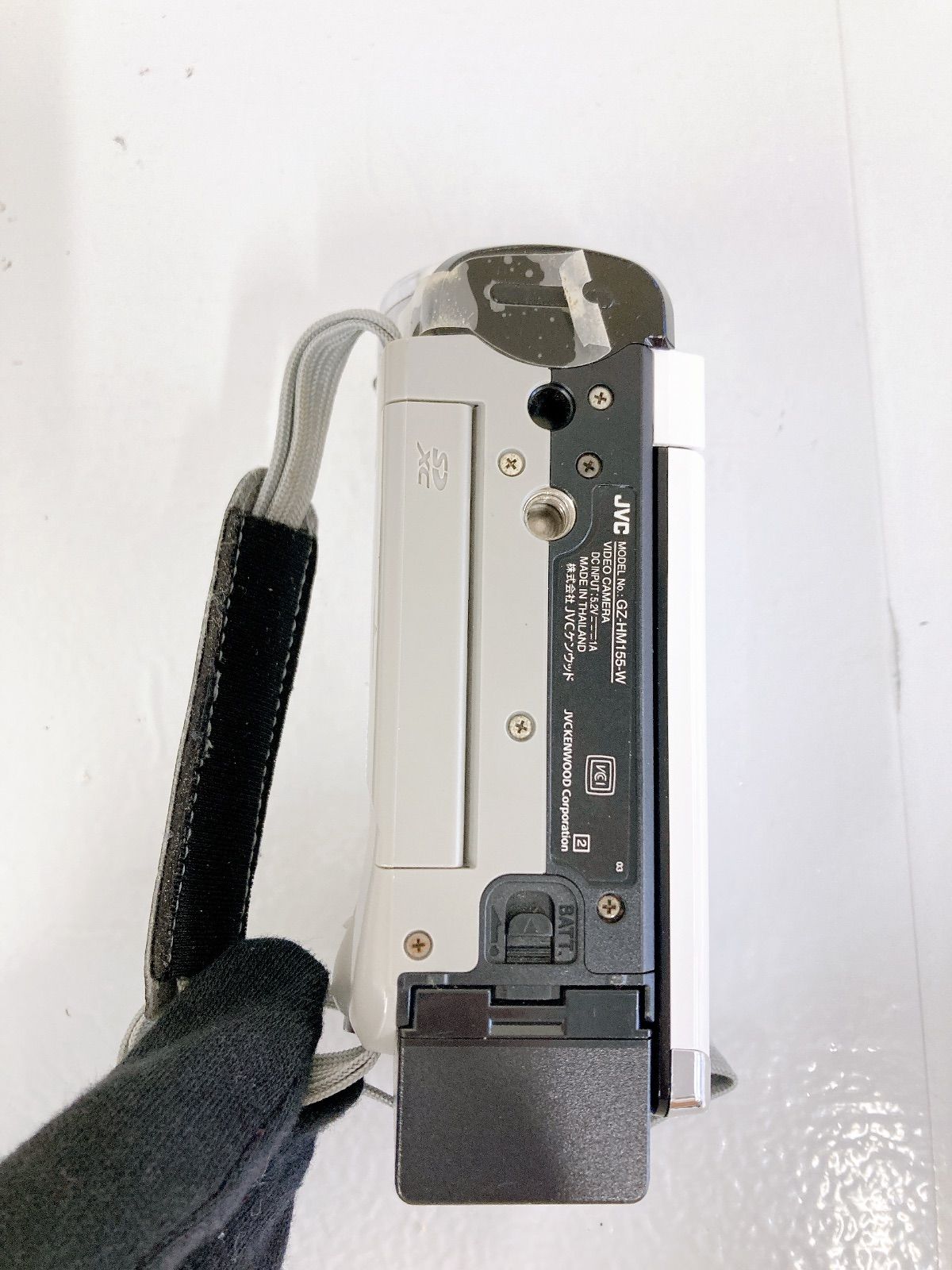 JVC ケンウッド Everio ビデオカメラ GZ-HM155-W ホワイト