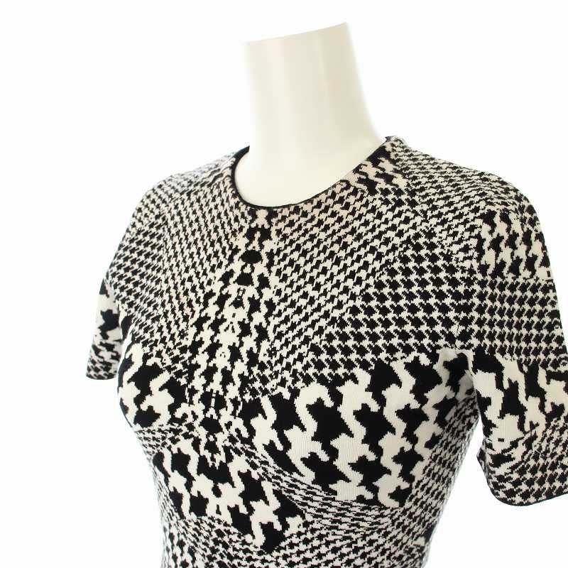 ALEXANDER McQUEEN ジャガードワンピース アレキサンダーマックイーン ALEXANDER MCQUEEN ジャガード