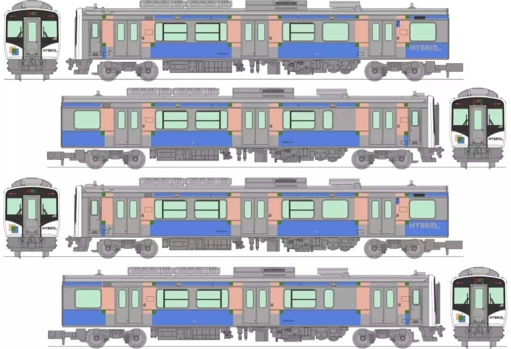 鉄道模型 1 150 JR HB-E210系 仙石東北ライン 特別快速 4両セット 鉄道 334163