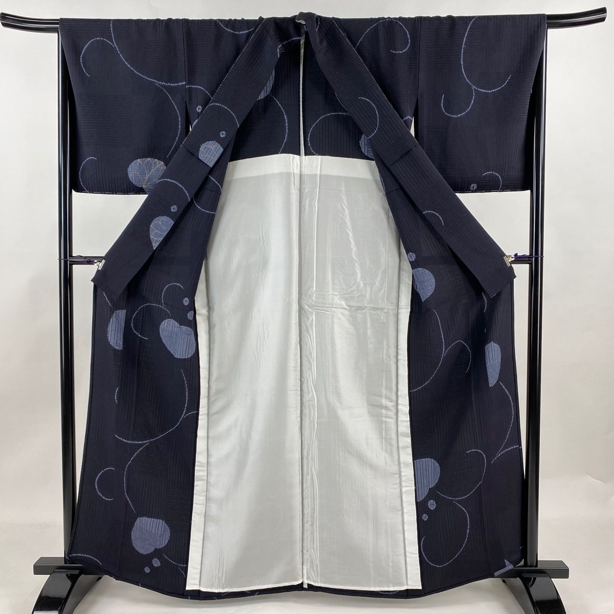 小紋 身丈166.5cm 裄丈67cm 正絹 名品 【中古】（小紋 美品 名品 身丈  