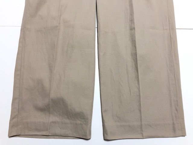 URU（ウル）21SCG03 COTTON GABARDINE 1TUCK PANTS コットンギャバジン 1タックパンツ【E3099-007】 -  メルカリ