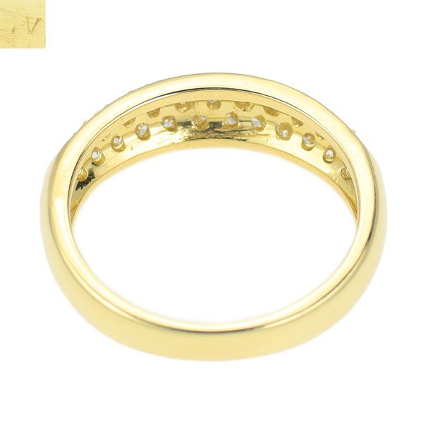 ポンテヴェキオ K18YG ダイヤモンド リング 0.44ct ヴィンテージ