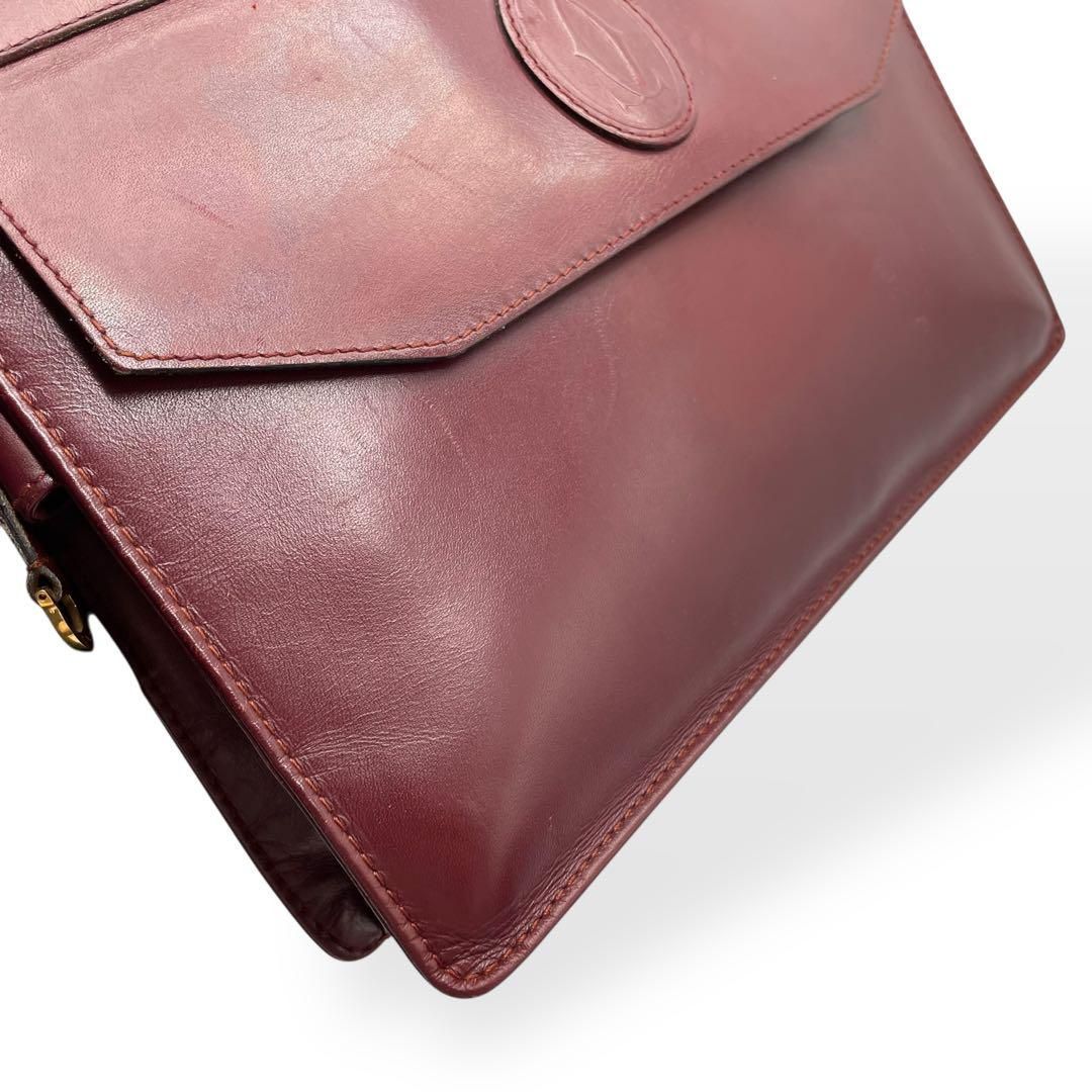 Cartier カルティエ マストライン ボルドー クラッチバッグ Cartier