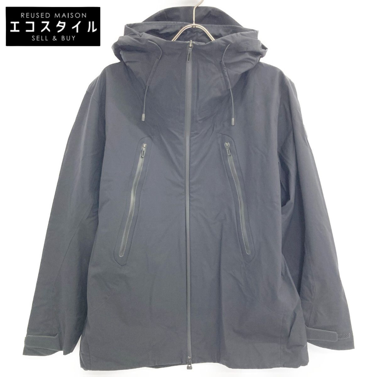 デサント 25SS DU5SWBA2M ﾌﾞﾗｯｸ ALLTERRAIN CREAS/ｸﾚｱｽ ﾊｰﾄﾞｼｪﾙｼﾞｬｹｯﾄ 