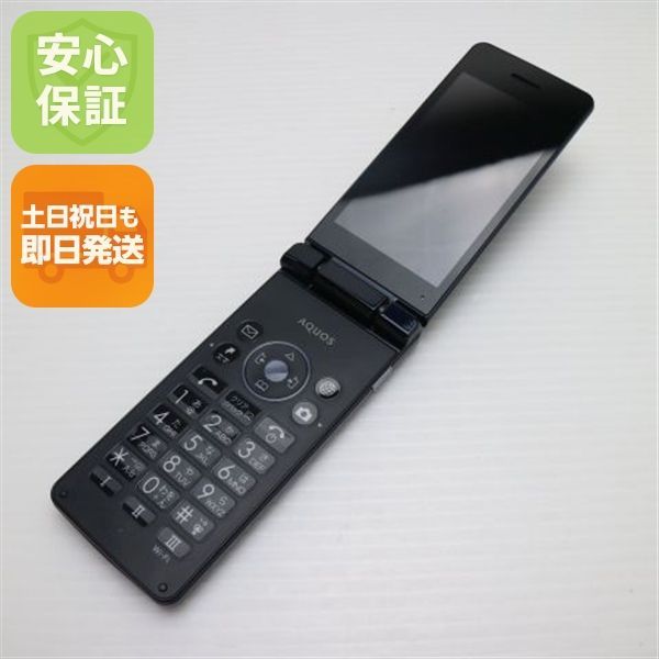 超美品 A205SH AQUOS ケータイ4 ブラック SOFTBANK ガラケー