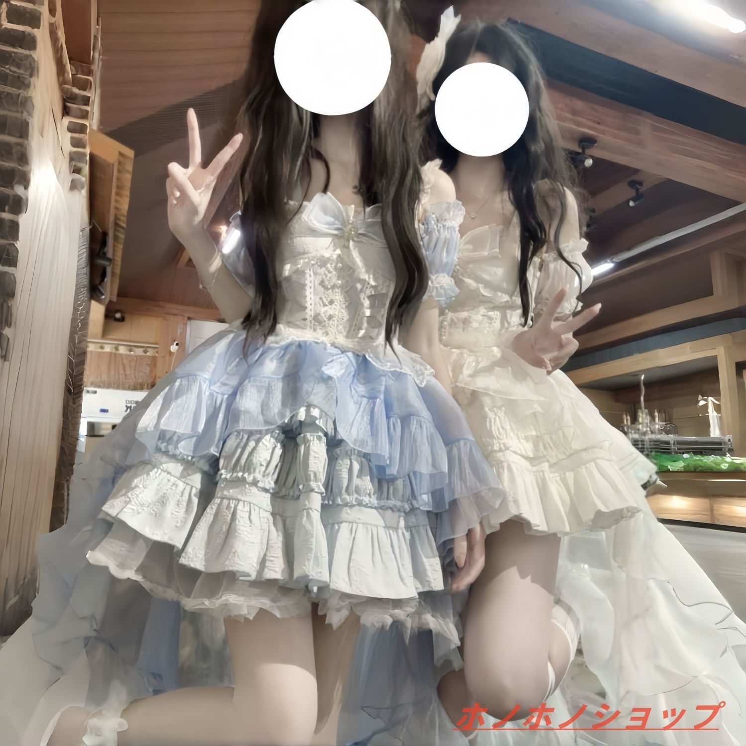 Lolita キャミワンピ ローズ ロリータドレスコスプレ春夏 撮影 デート用