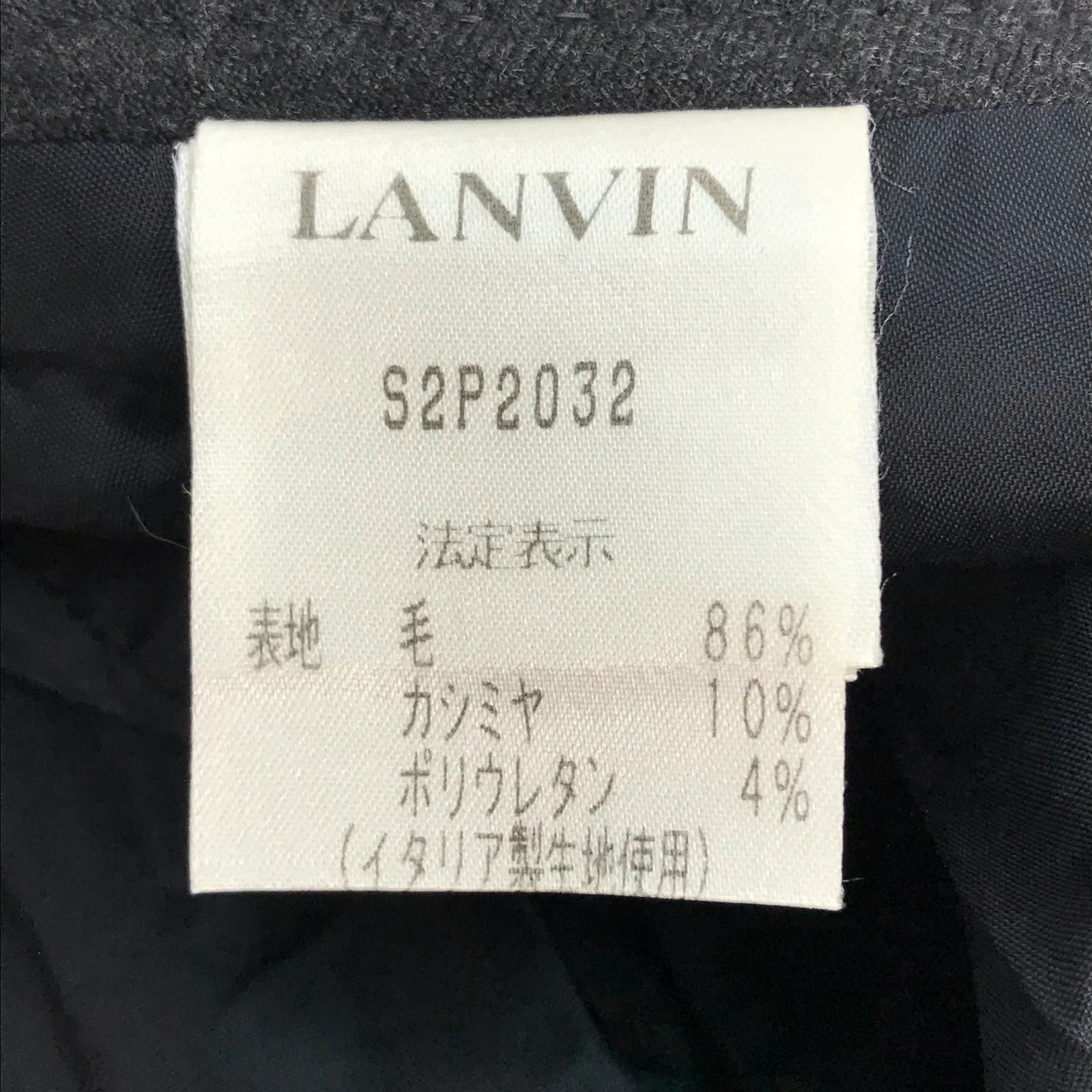 美品/日本製☆ LANVIN/ランバン☆カシミヤウール/秋冬パンツスーツ  