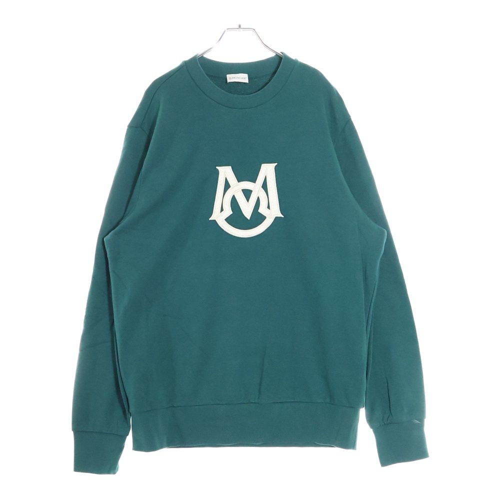MONCLER (モンクレール) 23AW FELPA GIROCOLLO ロゴ刺繍 クルーネック