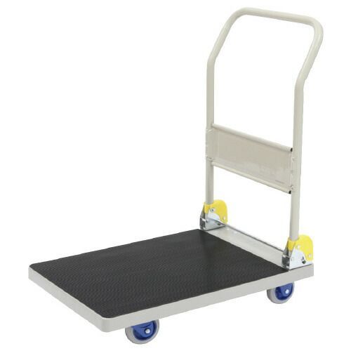 荷物がすべりにくい静音台車 樹脂製4256-9794 カウネット
