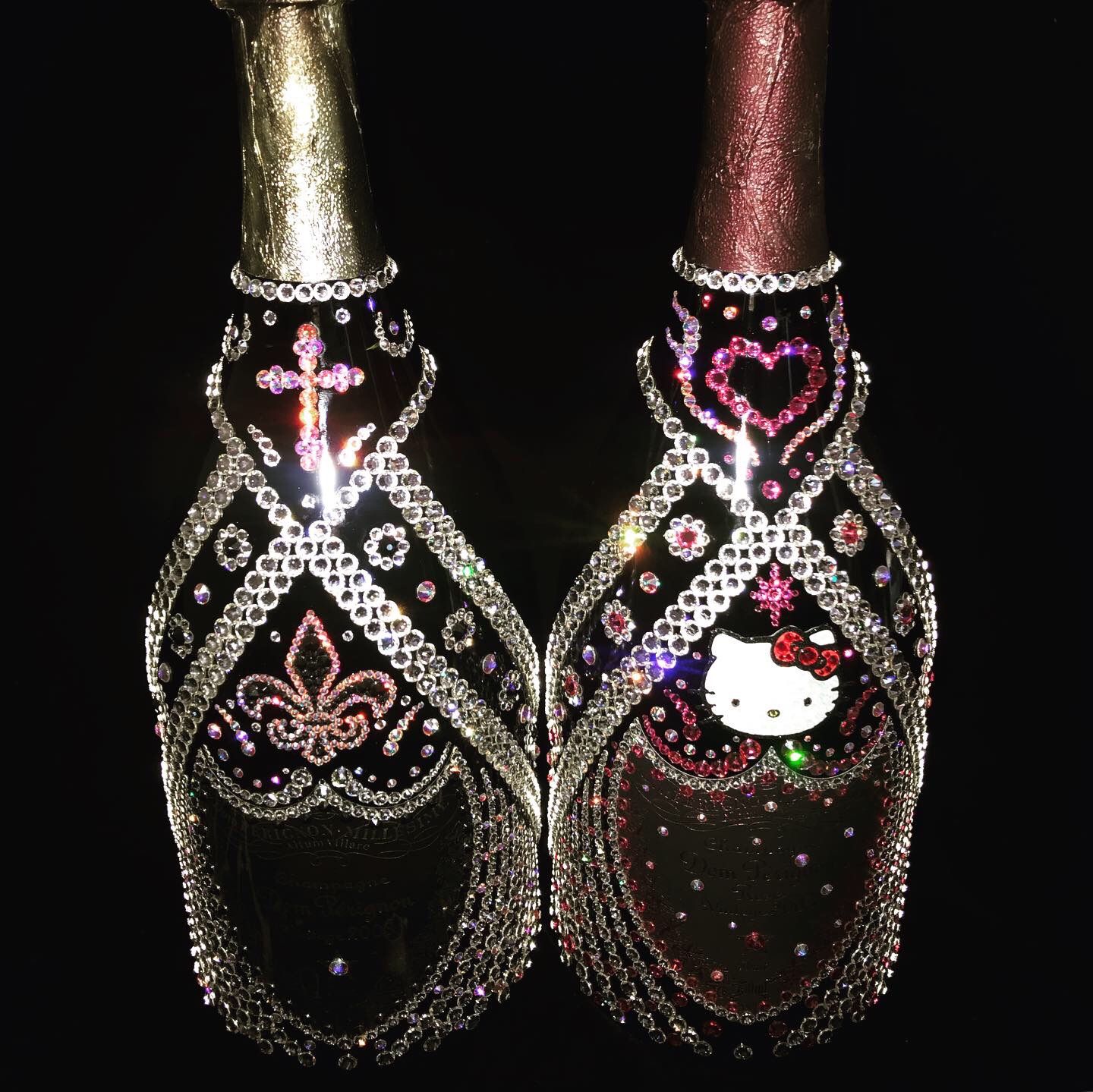 未開封2002ドンペリニョン★マクロスフロンティア★スワロフスキーデコレーション ミカイフウ2002ドンペリニョン☆マクロスフロンティア☆スワロフスキー